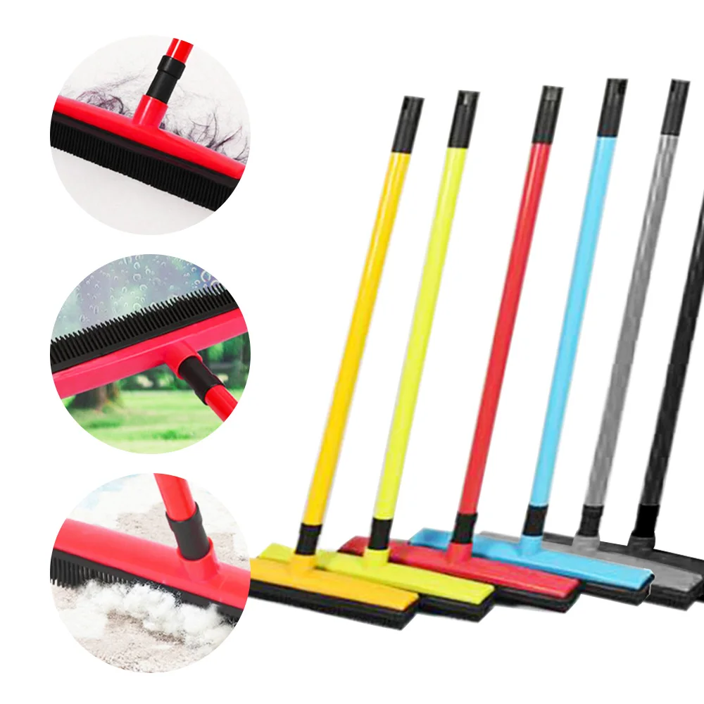 Телескопическая резиновая метла для удаления ворсинок домашних животных