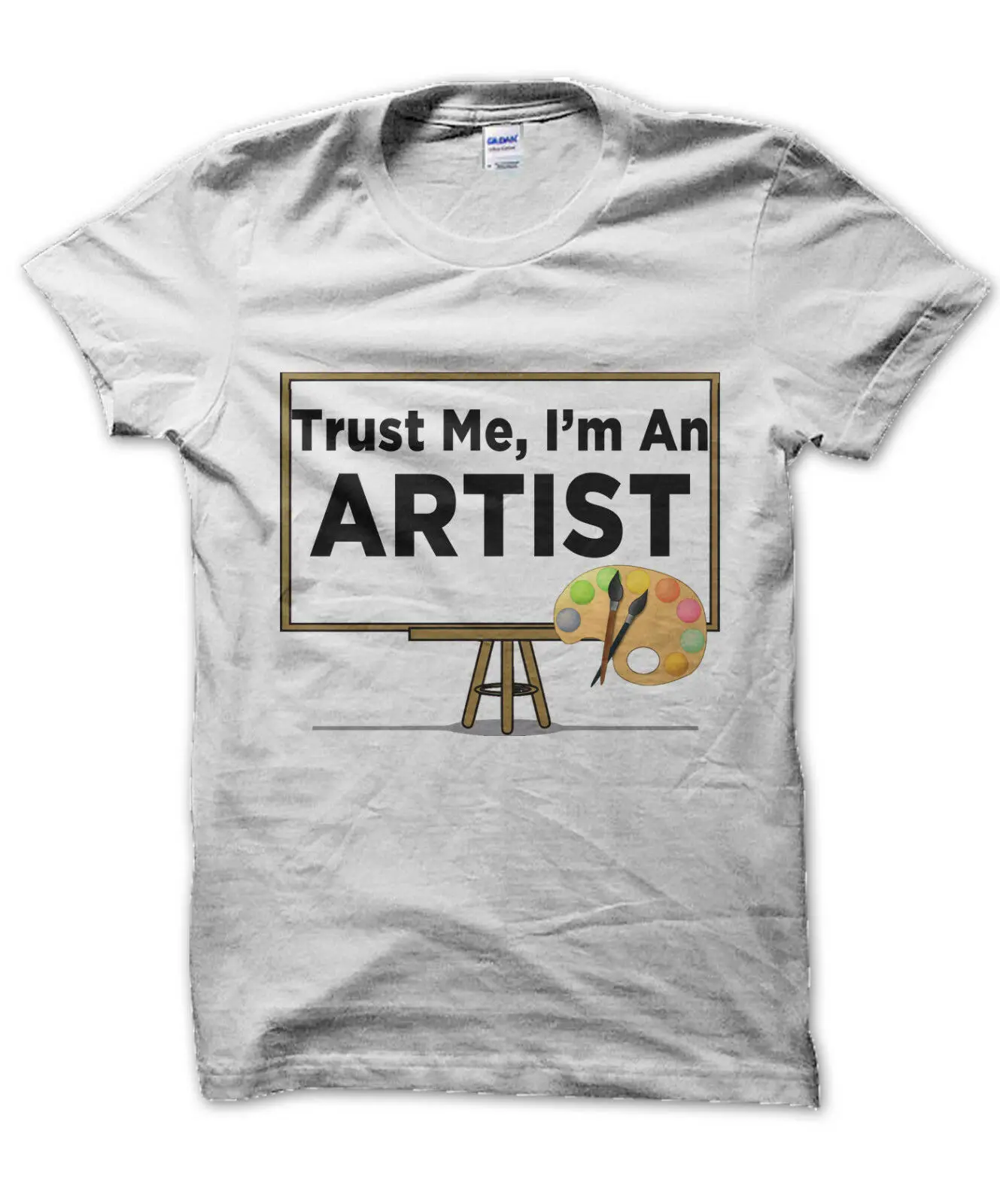 Trust Me I'm Artist унисекс футболка Веселая графическая дизайнерская рубашка