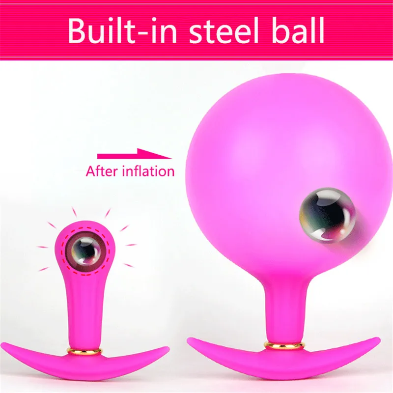 Анальная пробка вагинальная и расширитель массажер простаты встроенный