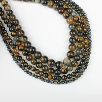 2019 new natural tigereye loose bead semi precious stones beads strand jewelry making women accessories 4mm6mm8mm10mm
