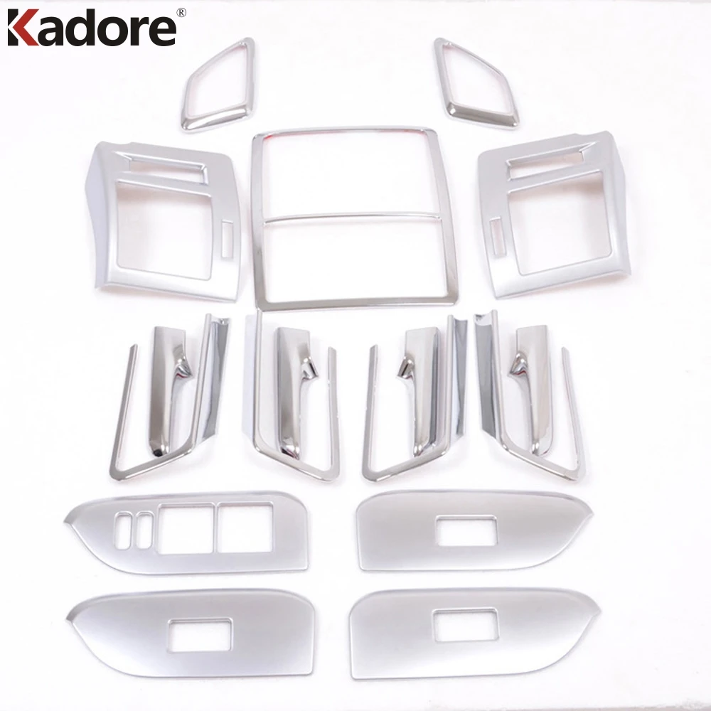 Для Toyota Prado FJ150 2014 2015 2016 хромированные аксессуары для интерьера ручка чтения крыши