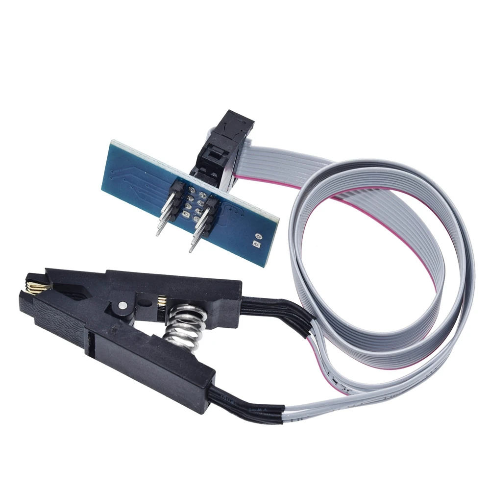 TZT Новый SOIC8 SOP8 Flash Chip зажим для проверки ИС Socket Adpter BIOS/24/25/93 программатор arduino |