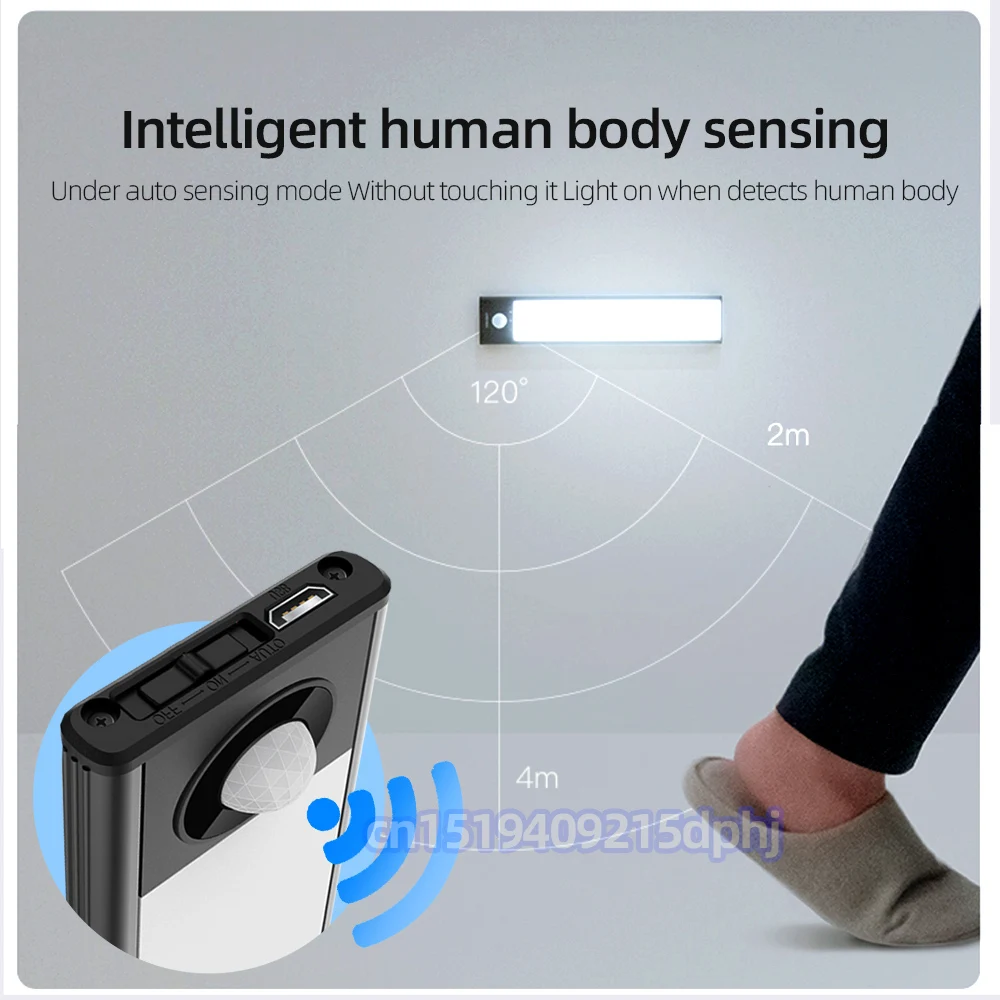 

Motion Sensor Night Light LED Light Bedroom Kitchen Kids Room Decoration for Home Kids Wall Lamps Toilet Lighting LED Lamp H/S