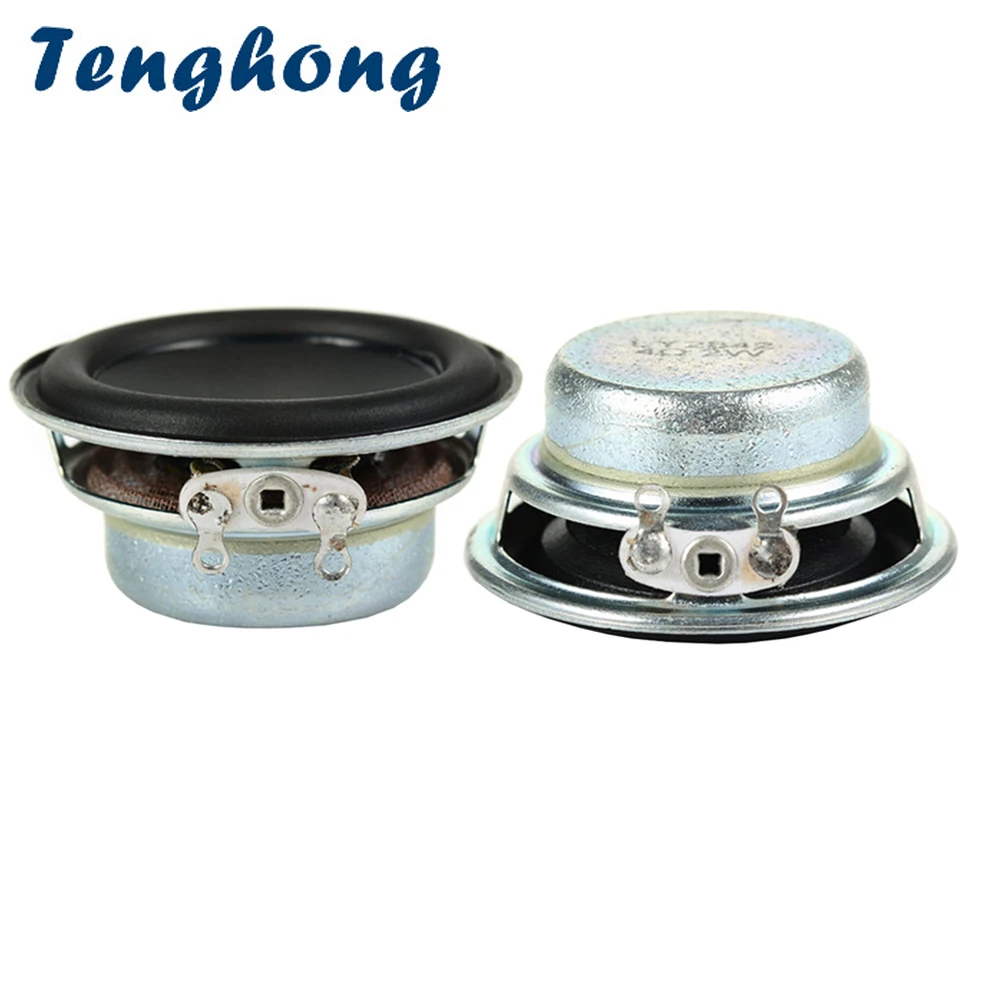 

Tenghong 2pcs 36MM Full Range Speakers 14 Core 4Ohm 2W Portable Audio Speaker Rubber Edge Loudspeaker For Home Theater Neodymium
