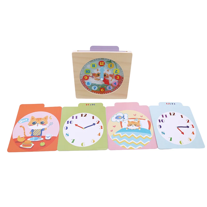 

Цифровые деревянные часы для детей 3-6 лет