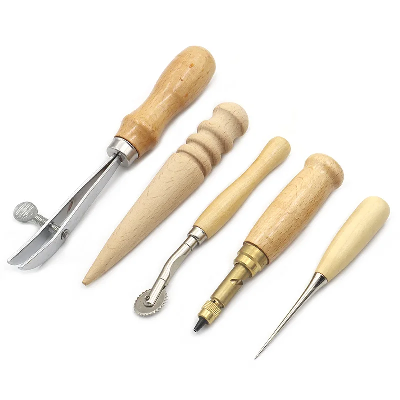 Набор инструментов для кожевенного ремесла марки QJH 1 комплект/25 шт. инструмент