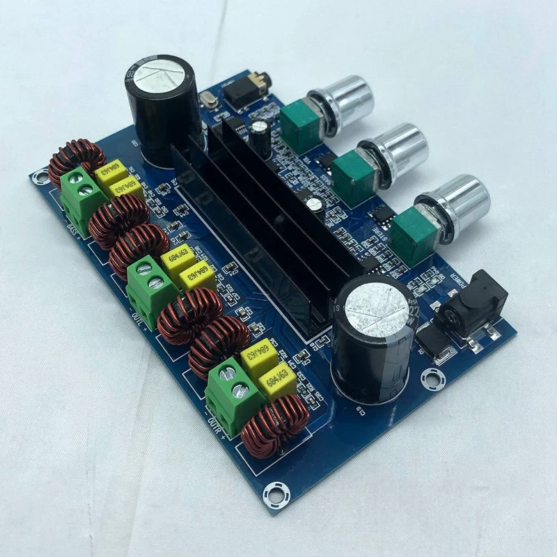 

XH-A305 TPA3116D2 100W+2X50W High Power 2.1 Channel Bluetooth 5.0 Digital Power Amplifier Board with Shell