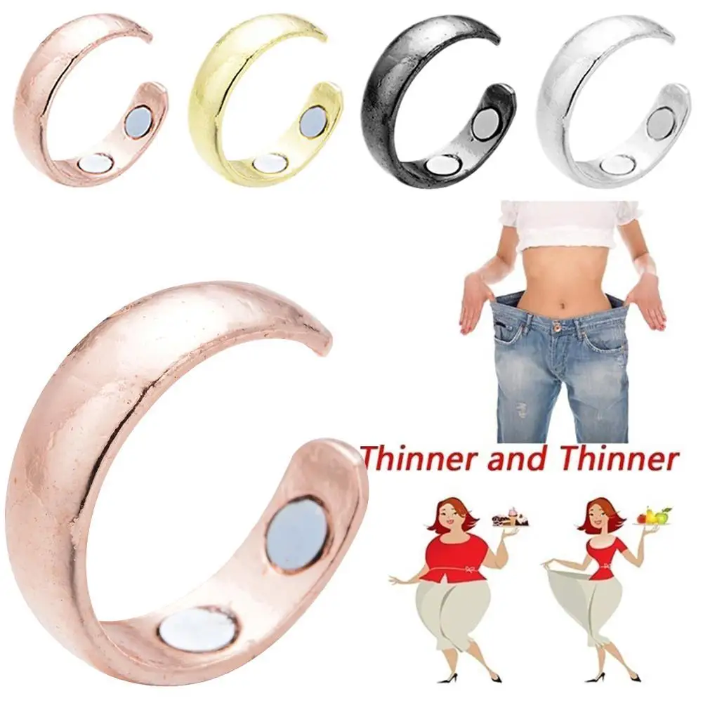 

Магнитные кольца для похудения, 1 шт., натуральное сжигание жира, для похудения, Открытое кольцо, стимуляция, акупунктурное сжигание жира, за...