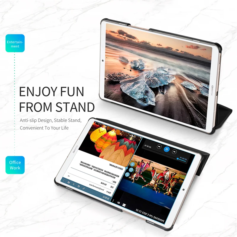 Чехол для huawei Mediapad M6 8 4 &quotVRD AL09 VRD W09 кожаный магнитный умный чехол ультра тонкий