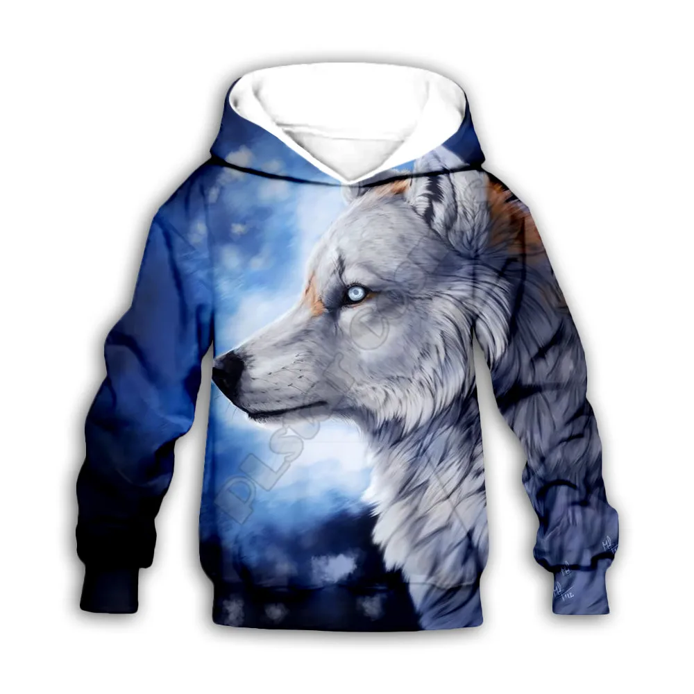 

Wolf 3d printed Hoodies family suit tshirt zipper Pullover Kids Suit Funny Sweatshirt Tracksuit/Pant Shorts 06