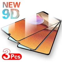3 sheets screen protector glas for samsung galaxy a32 5g a51 a50 a03s a22 a12 a52 a72 m12 m22 m32 transparent clean sklo cover