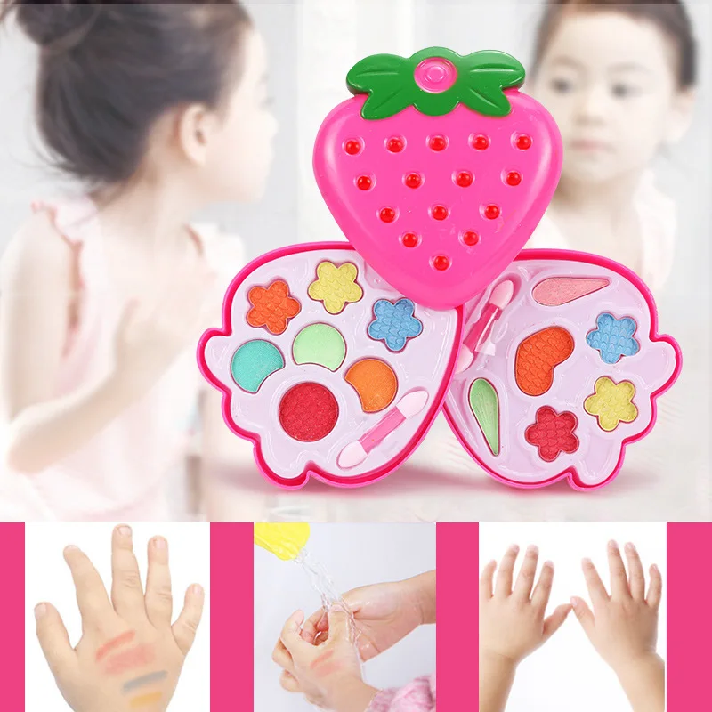 

1Set Baby Cosmetic Girl Makeup Toys Cute Nice Gift Pretend Cosmetics Game Makeup Set for Girls