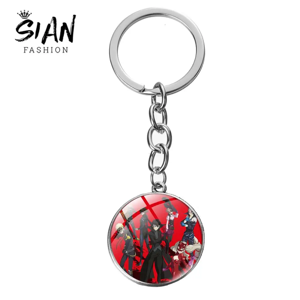 Брелок для ключей из аниме-Игры Persona 5 с изображением человека аниме P5 Akira Kurusu Anne