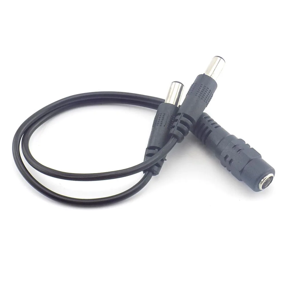 5 мм * 2 1 AC/DC 12V до Женский Мужской контактный разъем расширительный DC Питание
