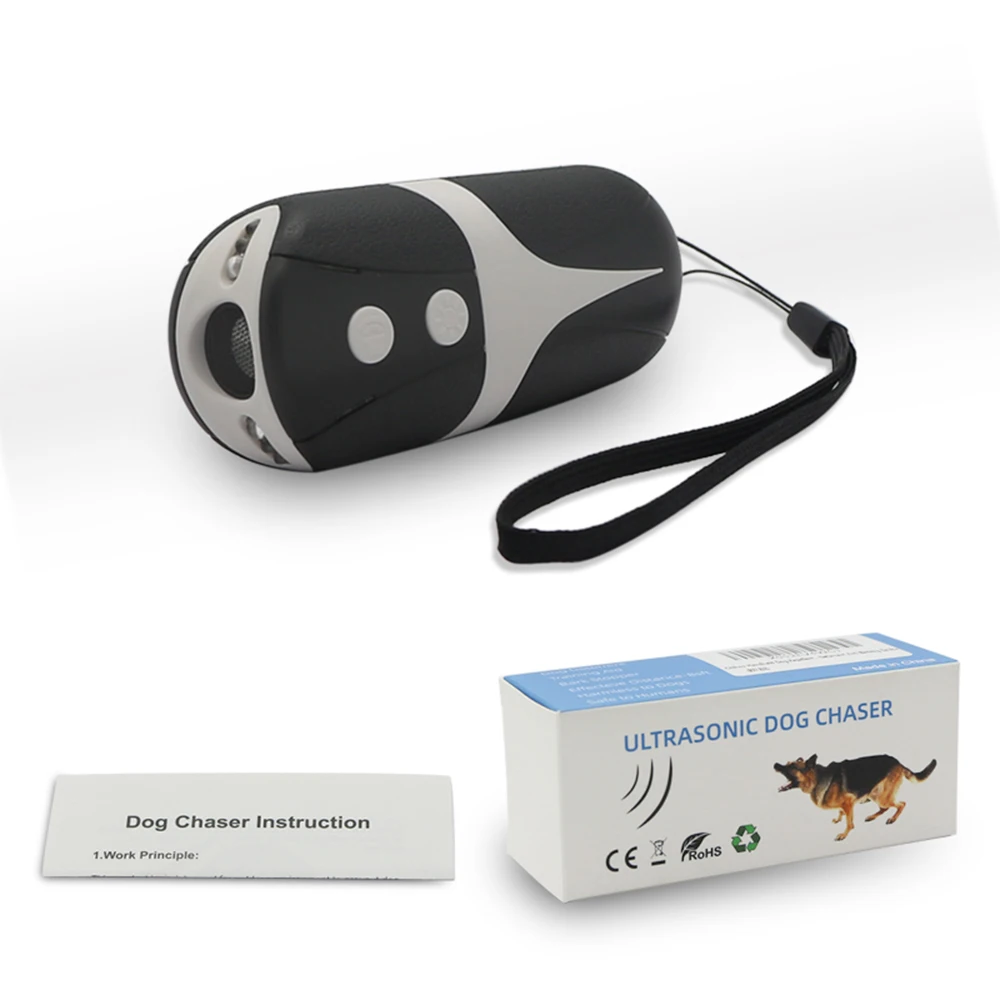 

Handheld Ultrasonic Dog Repeller Anti Barking Stop Bark Dog Training Ultrasonic Anti Bark Dogs Training Repeller Control Trainer
