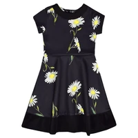 girls dress kids skater daisy floral print summer party dresses new age 2 8 years kids clothes