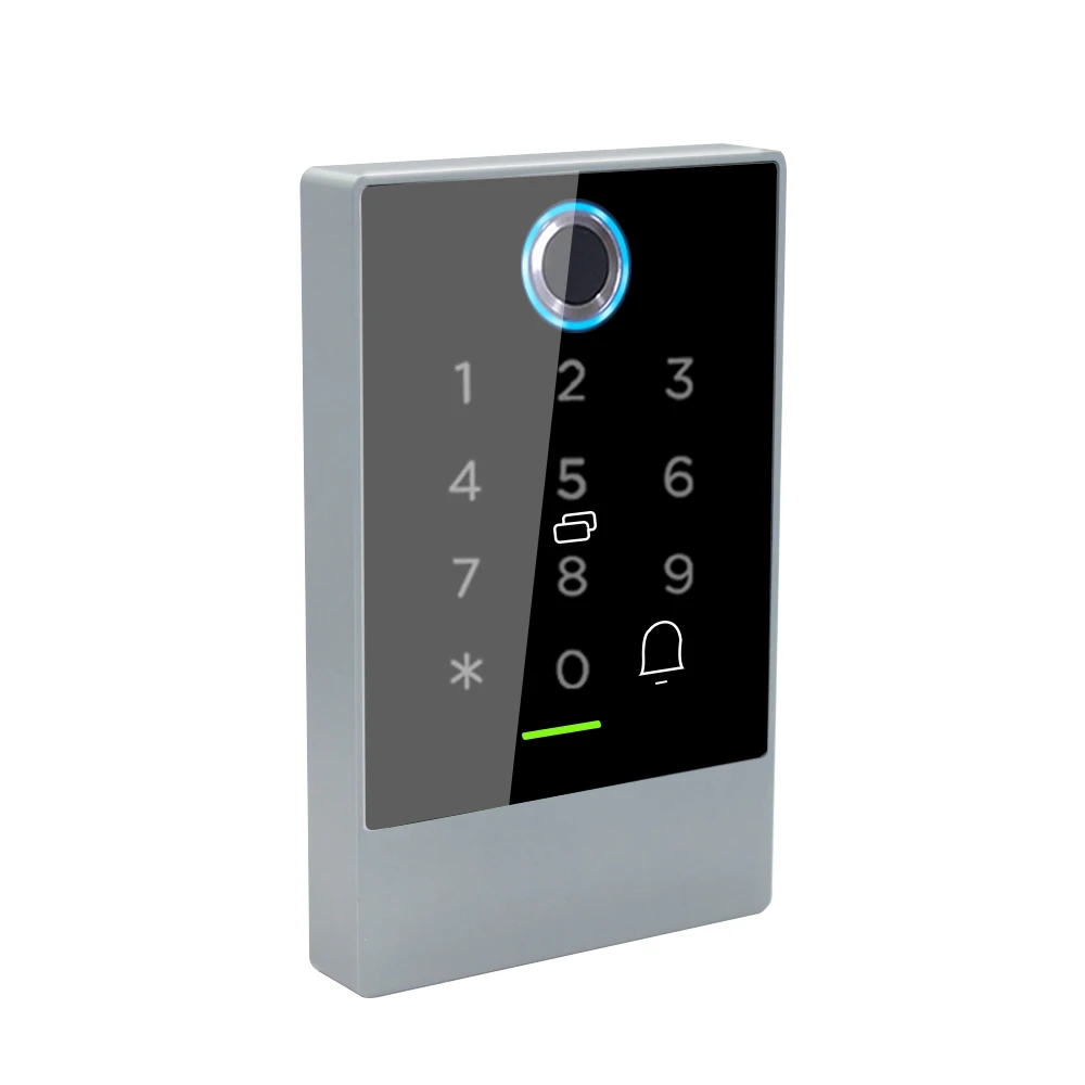 Водонепроницаемый считыватель доступа 13 56 МГц отпечатков пальцев дверной замок