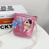 cute princess girls small coin purse shoulder bags baby kids accessories handbags gifts lovely childrens mini messenger bag