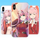 Чехол для телефона Sony Xperia 20 10 Plus 8 5 1 III XR Ace X Performance, мягкий чехол из ТПУ с аниме Zero Two FranXX, задняя крышка