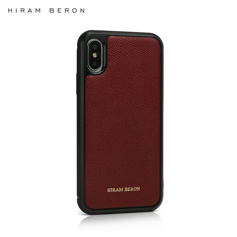 Индивидуальные кошельки Hiram Beron бордовый чехол для карт с искусственным чехлом