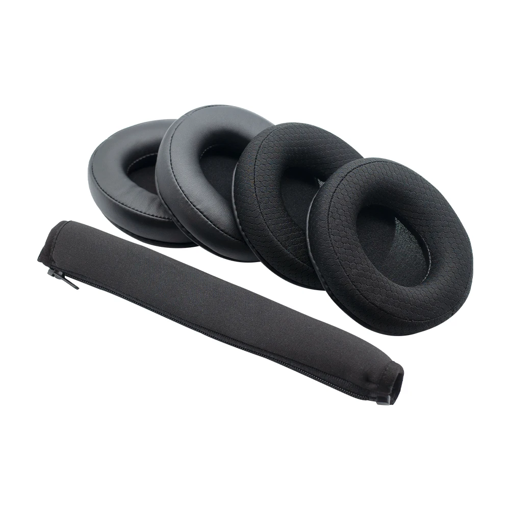 

1 Pair Headband Ear Cushion for Edifier W800BT W800X W808BT K800 K830 K815P K841P Headphones Mesh Protein Leather Earpads