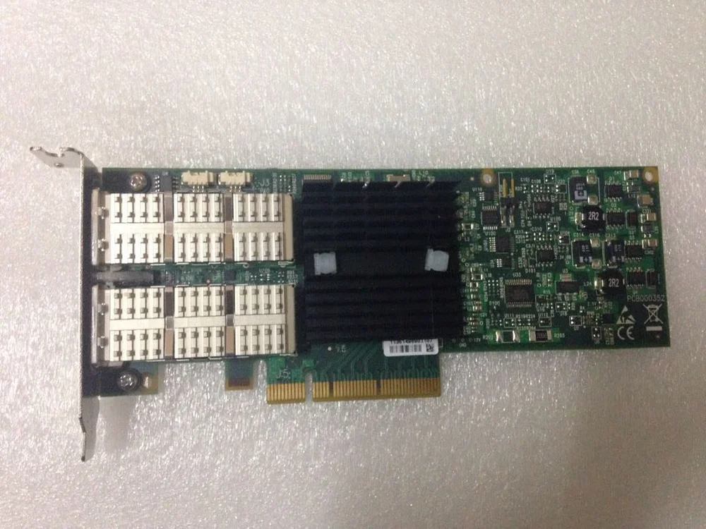 Mellanox MHRH2A XSR Infiniband двухпортовый PCIE серверный хост канал адаптер 10g LP|Сетевые карты|