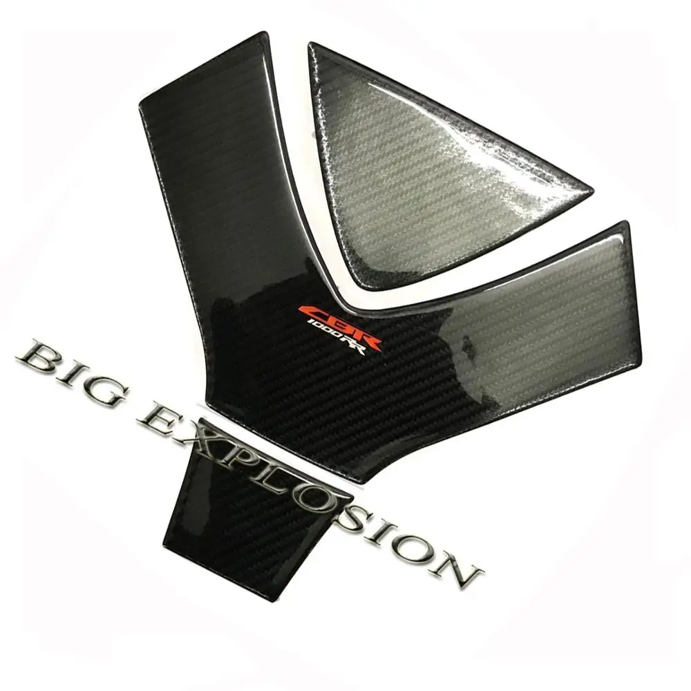 Carbon Brazing 3D Resin Tank Pad For Honda CBR1000RR Fireblade 2017-2020 Motorcycle Sticker Decorative Protector Fuel tank sticK |