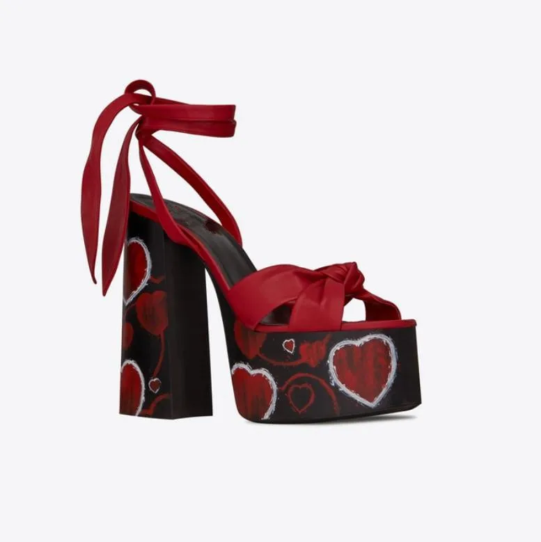 Босоножки на платформе с бантом женские босоножки ремешком щиколотке sandalia feminina