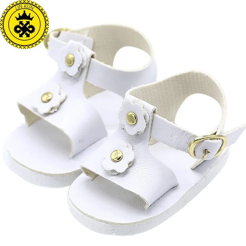 В кукольном стиле Одежда Сапоги ручной работы Туфли с каблуком 7 см для девочек 18