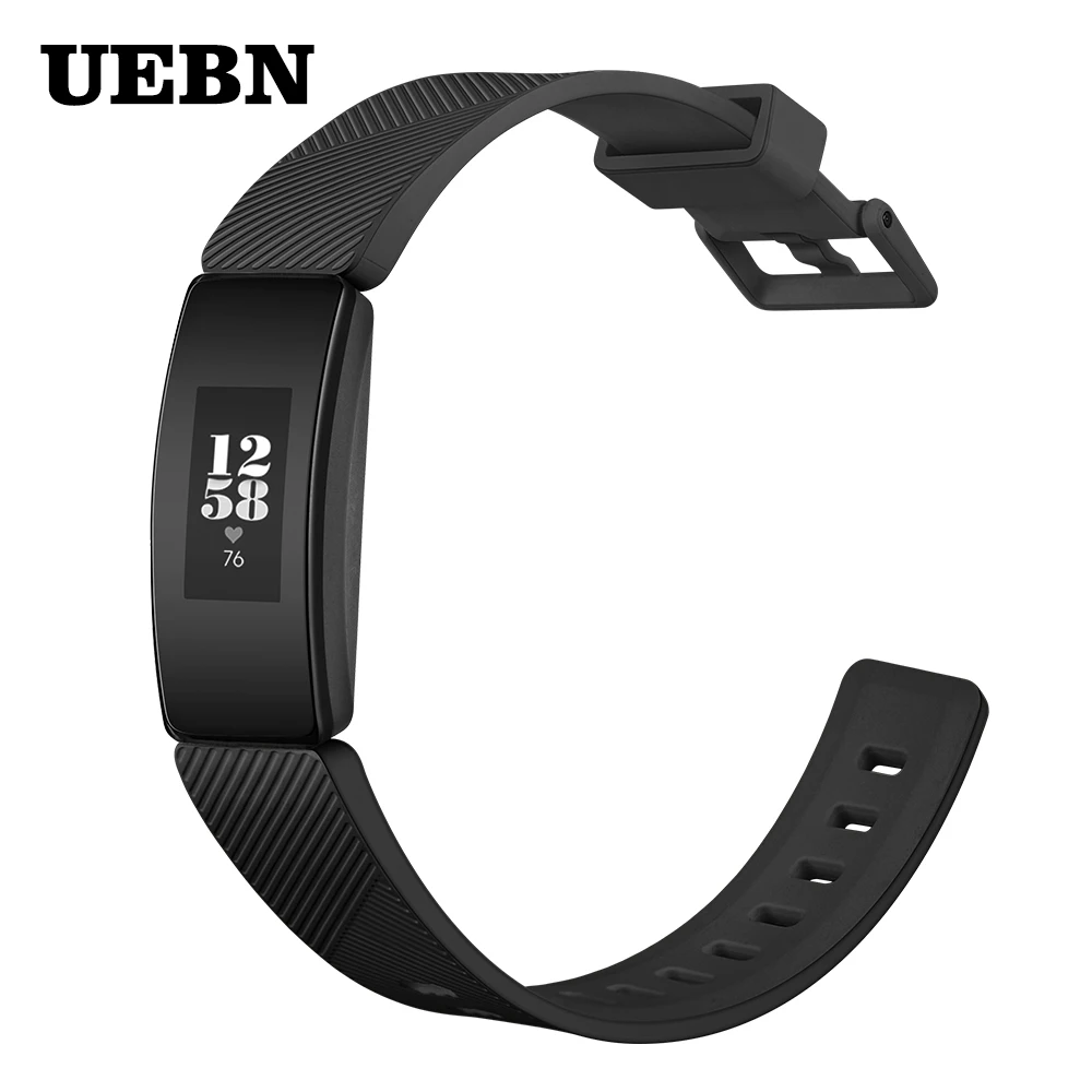 

Ремешок спортивный UEBN для Fitbit Inspire HR, сменный ремешок из жидкого силикона, ремешок для часов Fitbit Inspire