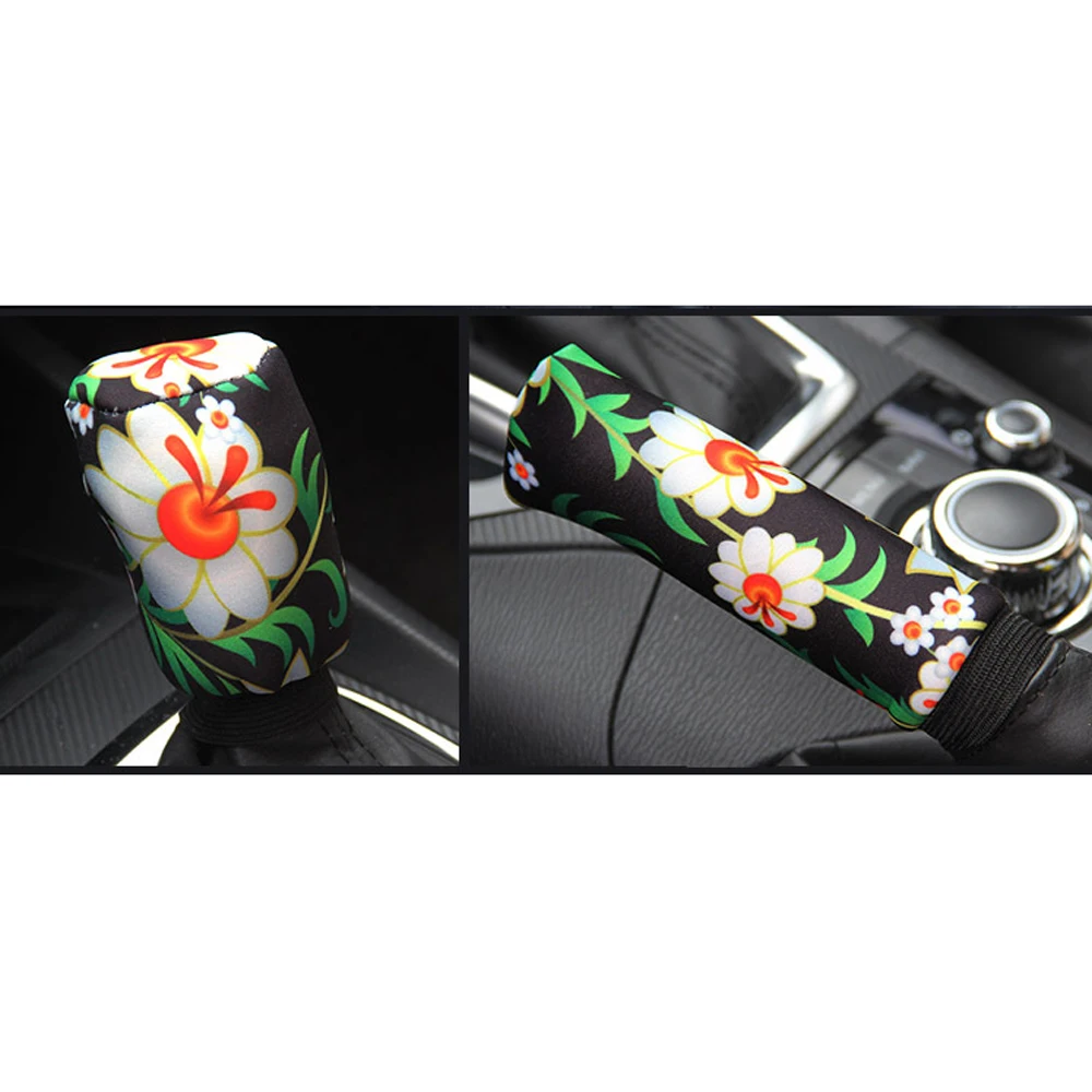 Горячая Распродажа 3 шт. уникальный дизайн с цветочным принтом автомобиля