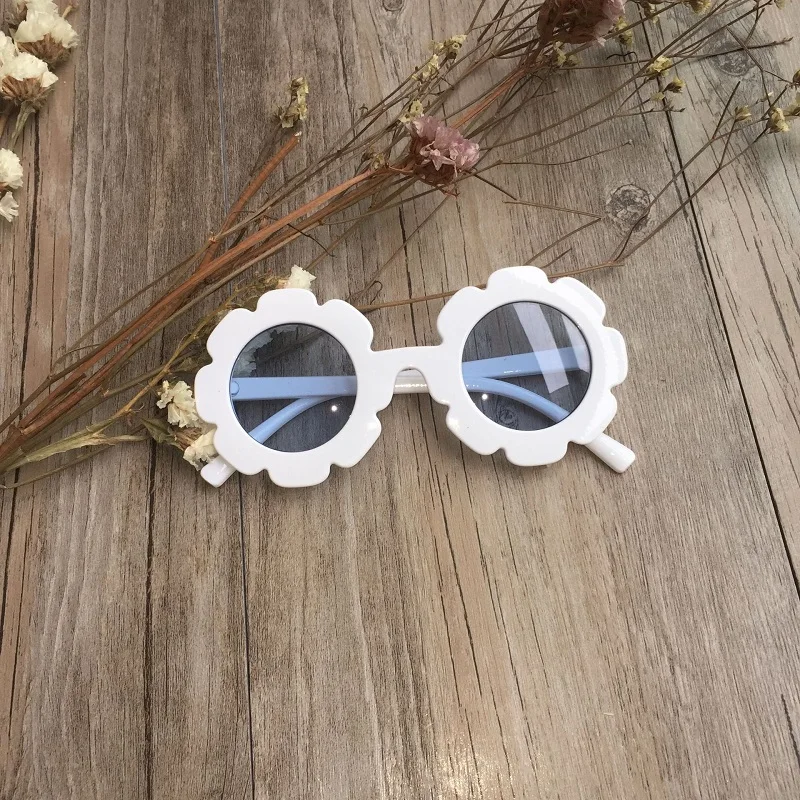 

Lovely Flower Sunglasses Vintage Kids Girls Sun Glasses Round Gafas UV400 Sunglasses Children Boys Party Oculos De Sol Eyewear