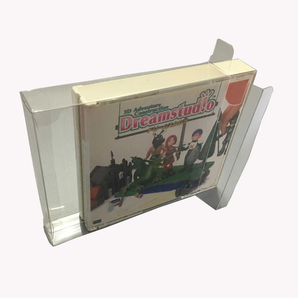 Прозрачная прозрачная коробка для PS1/DC Dreamcast /SS карточных игр пластиковая
