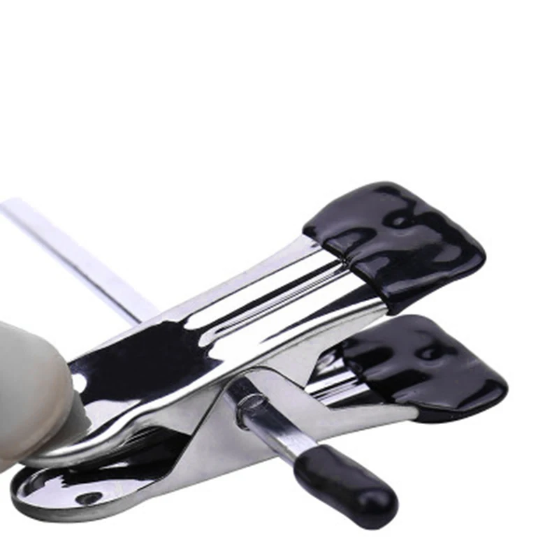 

10PCS Stainless Steel Pants Skirt Hangers Trouser Stand Holder Home Supply