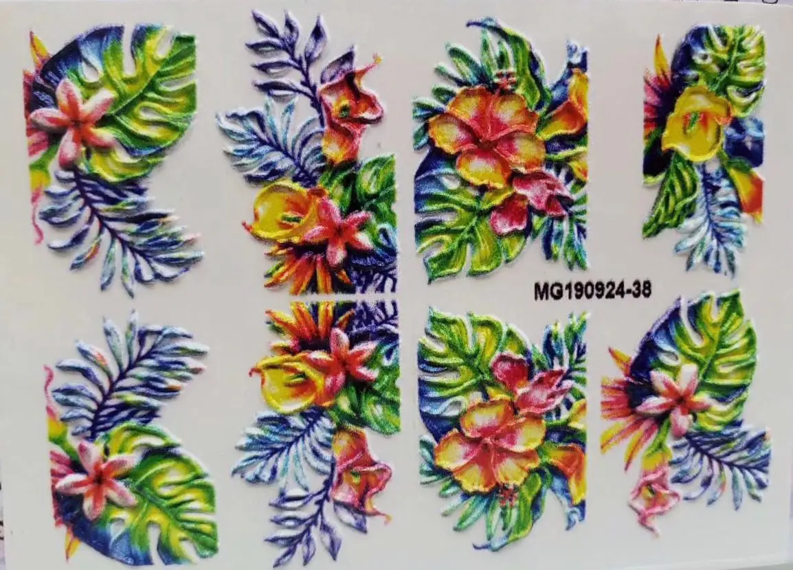 1 шт. 3D акриловые наклейки для ногтей с гравировкой в виде пчелы водные модные