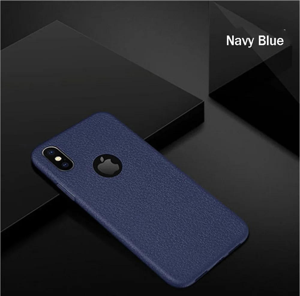 Ультра тонкий чехол для телефона s для iPhone 6S 6 7 8 Plus XS Max, кожаный мягкий силиконовый чехол из ТПУ для iPhone XR X
