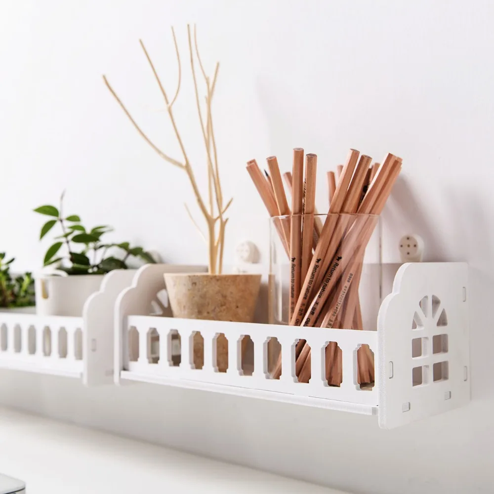 Настенная полка для гостиной косметическая ванной комнаты кровать спальни