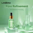 Сыворотка для минимизации пор LANBENA, сыворотка для удаления черных точек, средство для лечения акне, Глубокая очистка, сглаживание кожи, укрепляющая эссенция