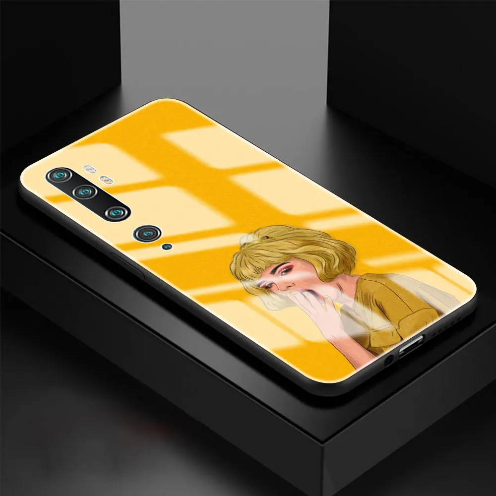 

Pretty Woman Glass Phone Case for Xiaomi MI Poco X3 NFC 9T Pro CC9 CC9E 10T Lite Fundas for Note 10 Pro Cover Back Coque Shell