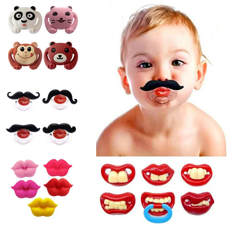 

Силиконовые 54/colos Смешные соски Пустышки Детские пустышки шутка малыш Пэйси Ортодонтические соски Прорезыватель детские соски милый мульт...