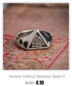 Мужское кольцо Viking из нержавеющей стали Valknut Norse стиль Odin руны кольца-Амулеты серебряные ювелирные изделия Norse