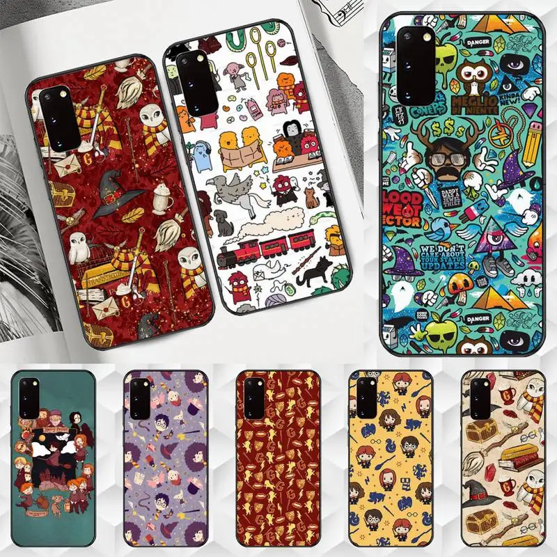 

Movie Potters-Harries Cartoon Phone Case For Samsung A71 A80 A91 A01 A02 A11 A12 A21 A31 A32 A20E Cover Coque