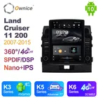 Tesla Style DSP 1 din Android 10,0 64 Гб ROM 4 Гб RAM автомобильный DVD-плеер GPS RDS Авторадио 4G для Toyota Land Cruiser 11 200 2007-2015