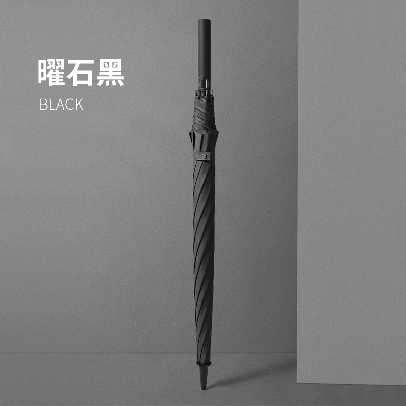 

Black Umbrella Wind Resistant Strong Outdoor Patio Jewerly Black Umbrella Automatic Large Paraguas Negro Umbrellas BG50US