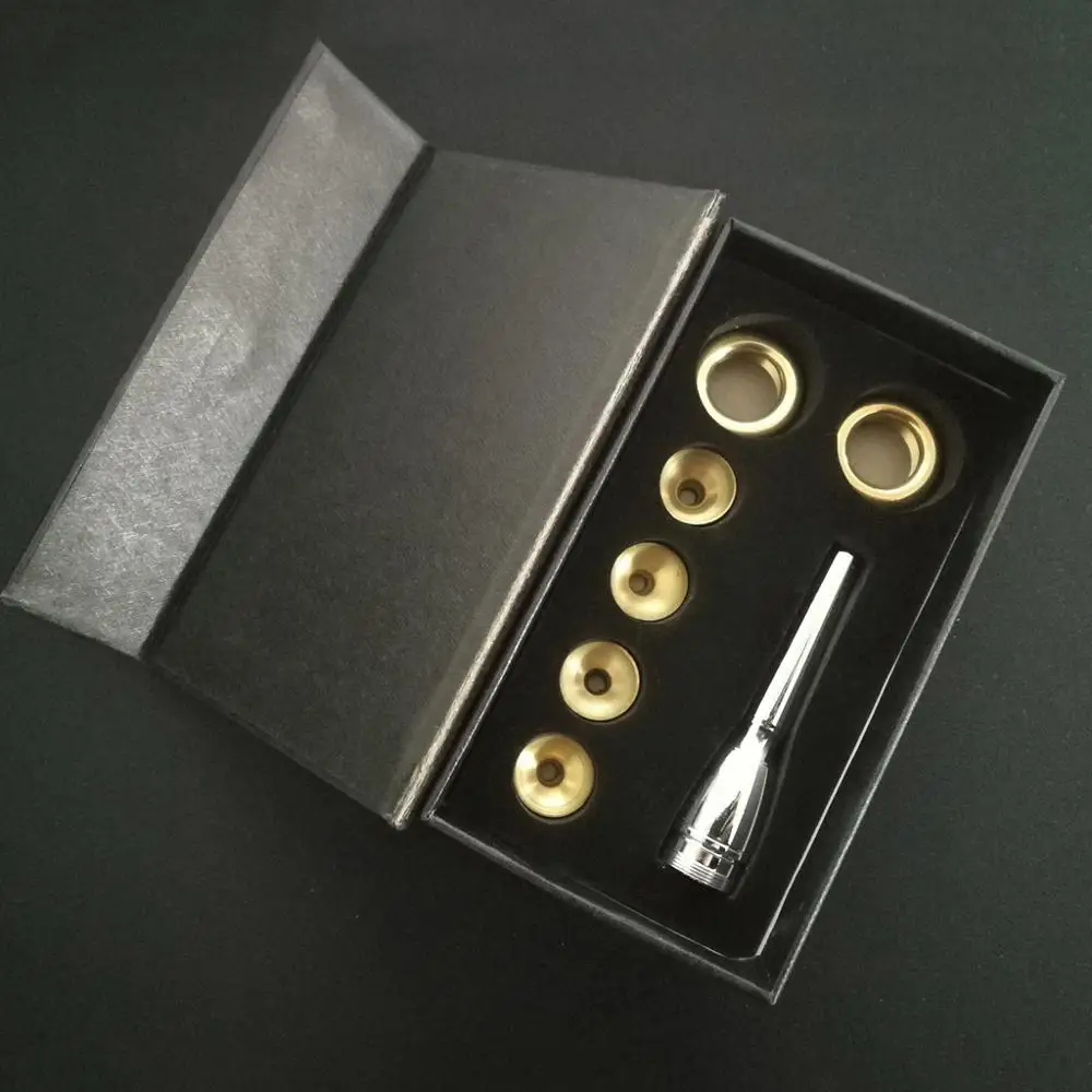 

Gold Trumpet Mouthpiece, 4 Sizes, Convertible, New