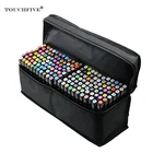 Маркеры TouchFive 168 черные для рисования манги, набор маркеров для живописи, канцелярские принадлежности, школьные скетч-маркеры