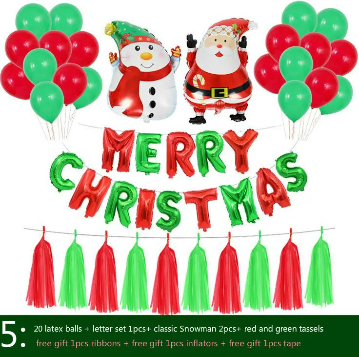 

Christmas Hotel Decoration Aluminum Film Balloon Package Christmas Photo Props Spiral Ornaments Hanging Ornaments Ceiling Decora