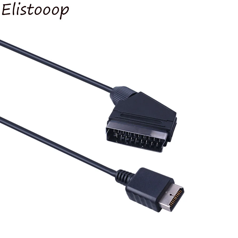 1 8 м/6 футов ТВ AV RGB SCART кабель для Sony Playstation PS1 PS2 PS3 сменный Соединительный PAL/NTSC
