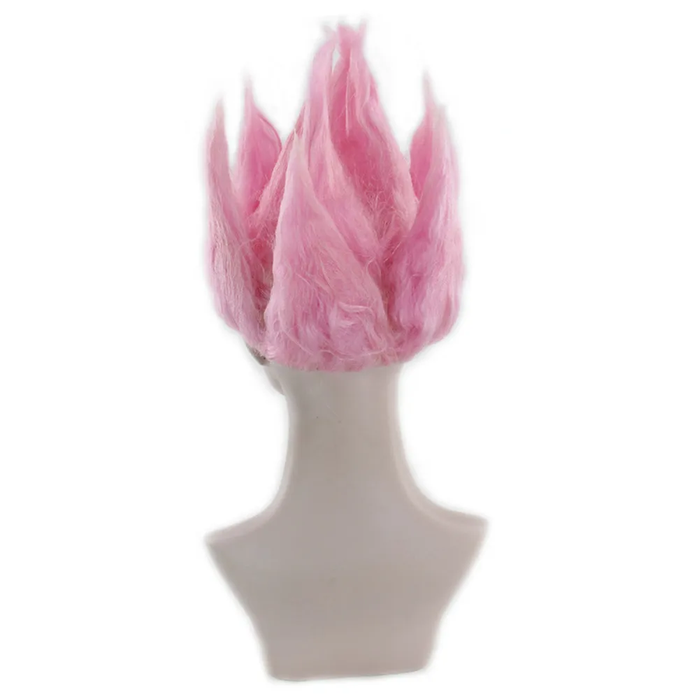 Парик для косплея Гоку из аниме Драконий жемчуг супер сайян голубой красный