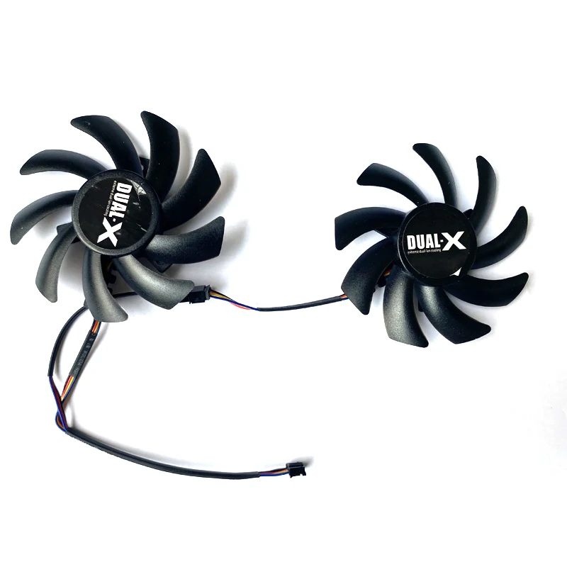 diy 85mm fdc10h12s9 c rx590 gpu cooling fan for powercolor rx5700 xt red dragon 5600xt rx590 580 gme red dragon cooler fans free global shipping